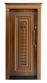 درب ضد سرقت روکش راش مدل A-1062 | ارغوان درب