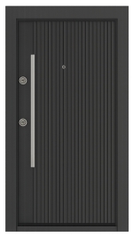 درب ضد سرقت طوسی تیره مدل S-2479 | ارغوان درب