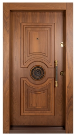 درب ضد سرقت روکش گردو مدل SL-2068