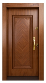 درب ضد سرقت گردو جناقی مدل S-2067 ارغوان درب