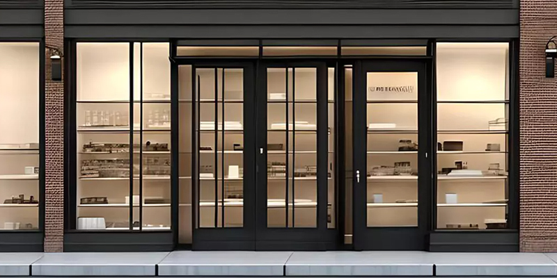 درب اماکن تجاری: راهنمای کامل انتخاب درب برای دفتر کار، فروشگاه و مجتمع‌های اداری