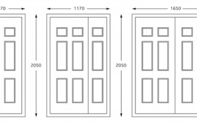 راهنمای کامل ابعاد استاندارد درب و تعیین جهت بازشو (چپ بازشو و راست بازشو)