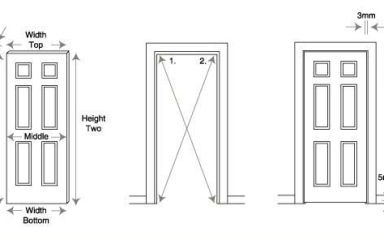 ابعاد استاندارد درب ضد سرقت (راهنمای کامل اندازه‌گیری و نصب)
