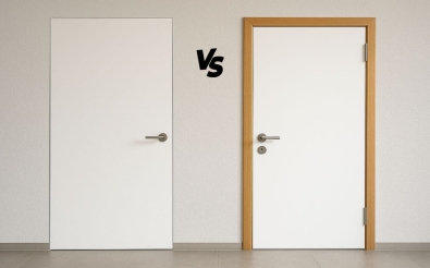 تحلیل جامع و بررسی دقیق تفاوت درب فریم لس و سیم لول در صنعت ساختمان